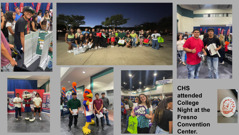 CHS Students at College Night in Fresno
